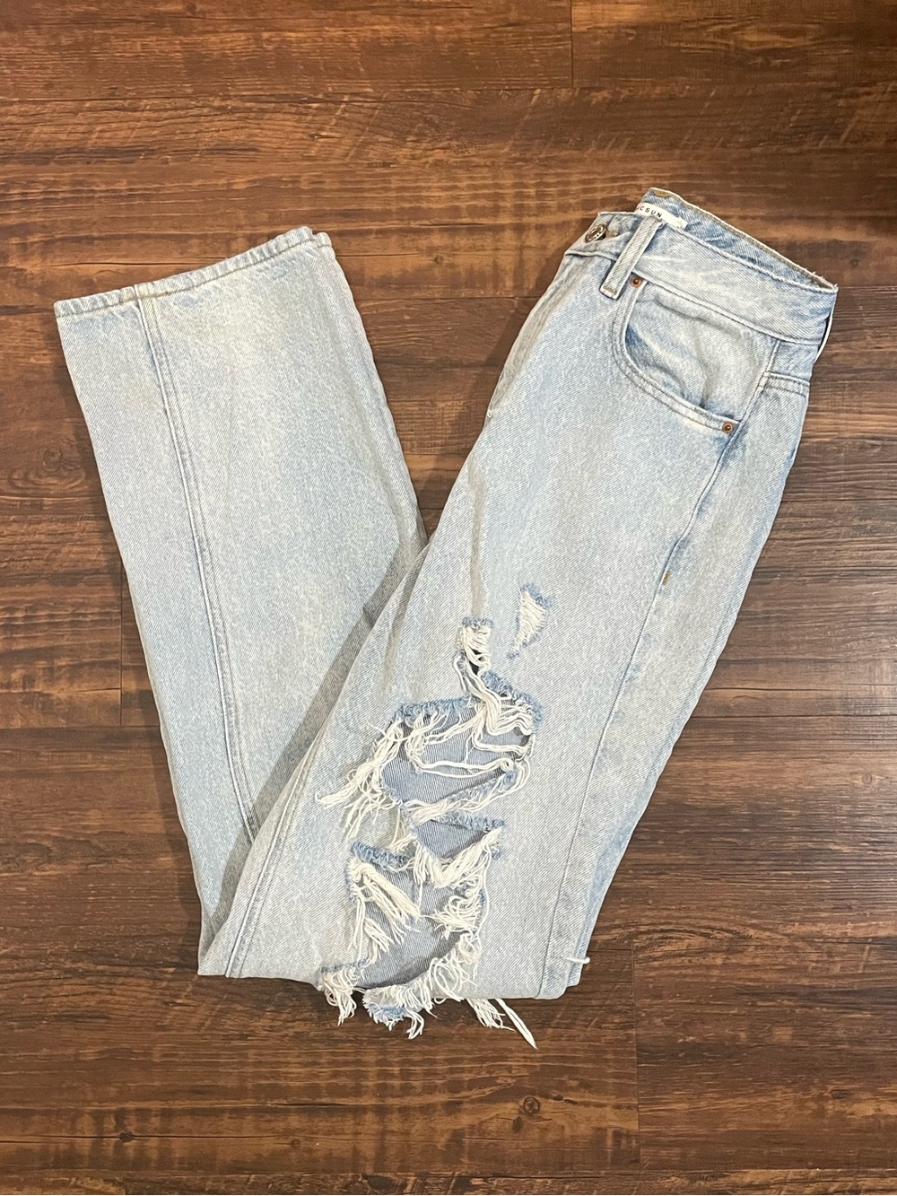 Pacsun Light Blue Distressed Jeans